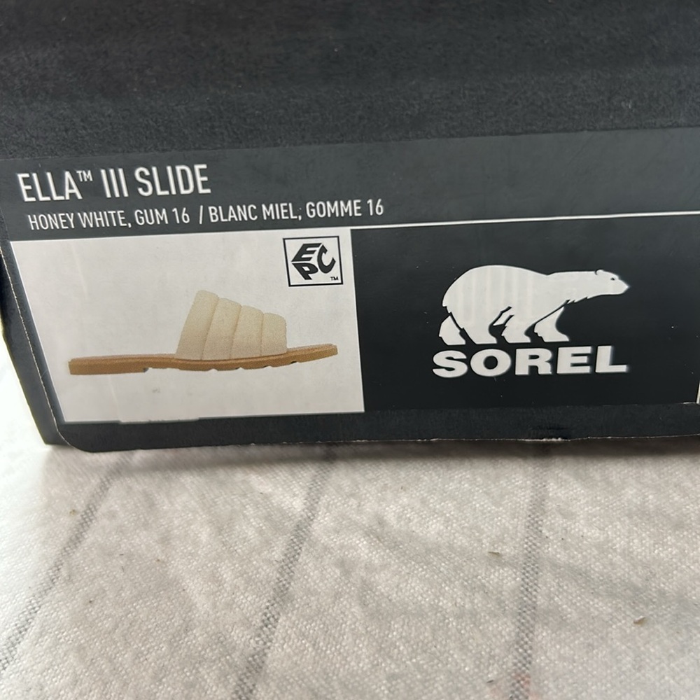 Sorel Ella III Quilted Puff Slide Sandal (Women) size 9.5 - Picture 9 of 9